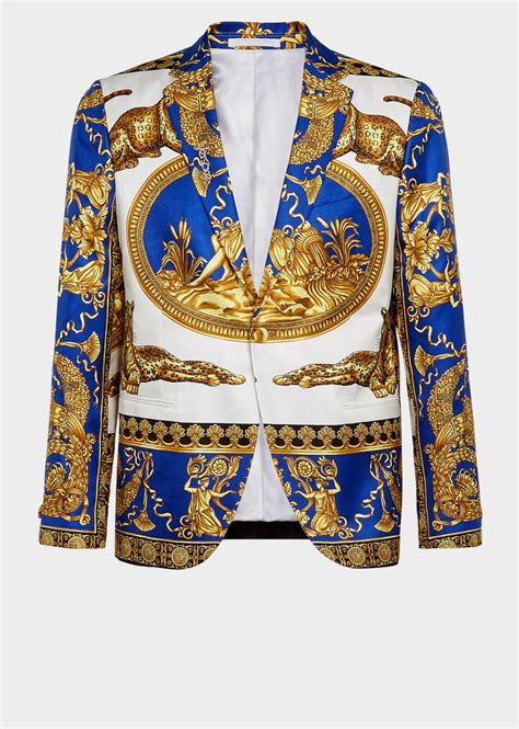 dea print versace|Signature Dea Print Jacket from Versace Men's Collection. The .